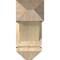 Ekena Millwork Traditional Arts and Crafts Rough Sawn Bracket w/ Offset Brace, Douglas Fir, 8"W x 18"D x 18"H BKT0806X18X18TRA03RDF - alternate 3